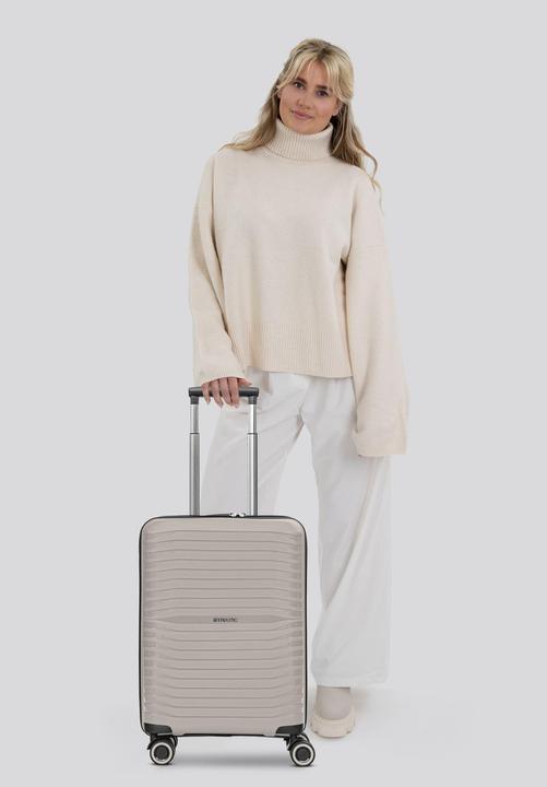 Immagine prodotto Stratic Carrello da cabina a 4 ruote Shine 55 cm (34 l, Bagaglio a mano (fino a 50 litri))