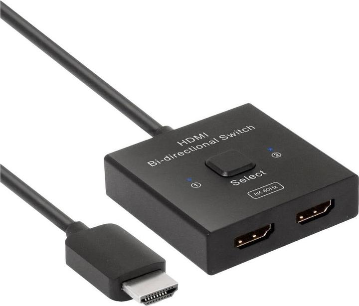 Immagine prodotto Club 3D Club3D Switch HDMI 2-in-1 bidirezionale 8K60Hz/4K120Hz UHD al dettaglio