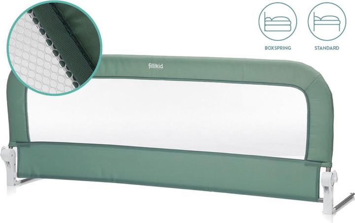 Actual product image Fillikid Lara bed rail - Mint (150 cm)