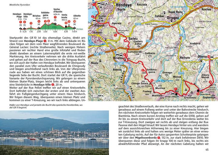 Actual product image Frankreich Pyrenäen – GR 10 (German, Mira Kuhn, Fabian Briel, 2023)