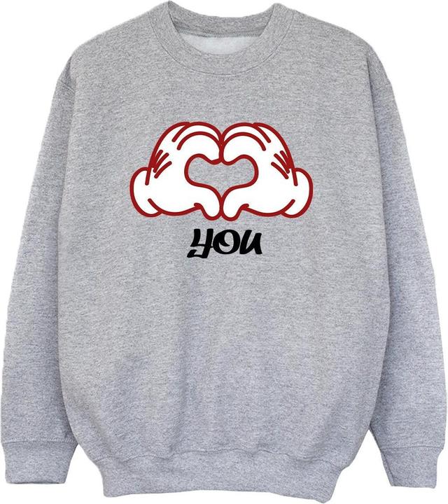 Produktbild Disney Mickey Mouse Love You Hands Sweatshirt Jungen (152, 158)