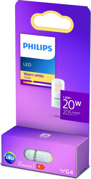 Actual product image Philips Burners (G4, 1.80 W, 205 lm, 1 x, F)