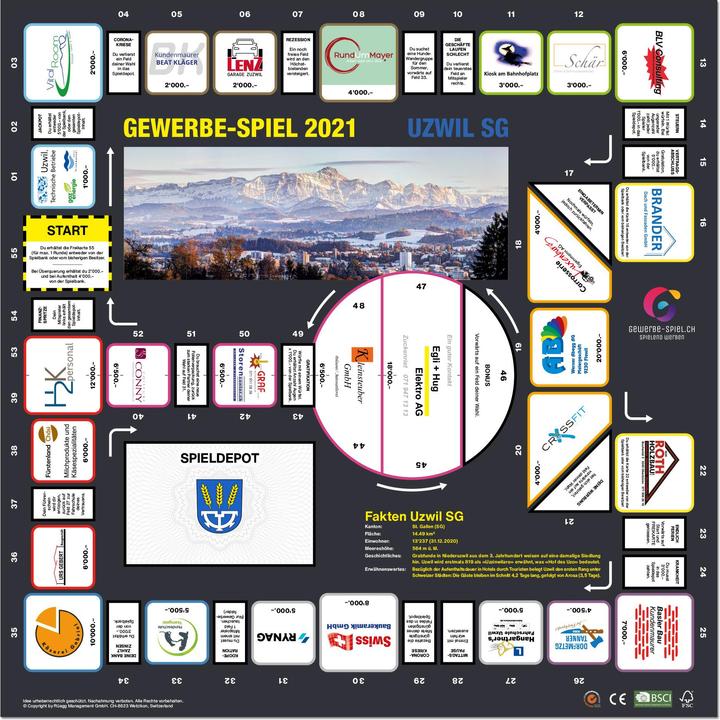 Produktbild Gewerbe-Spiel Uzwil SG (Deutsch)