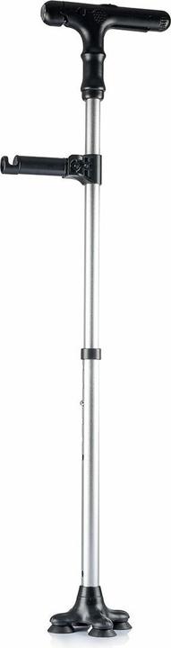 Actual product image InnovaGoods Extendable walking stick with LED light, alarm and mechanical gripper handle