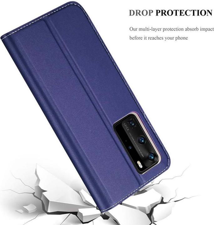 Actual product image Cadorabo Book Classy Style Cover (Huawei P40 Pro+)