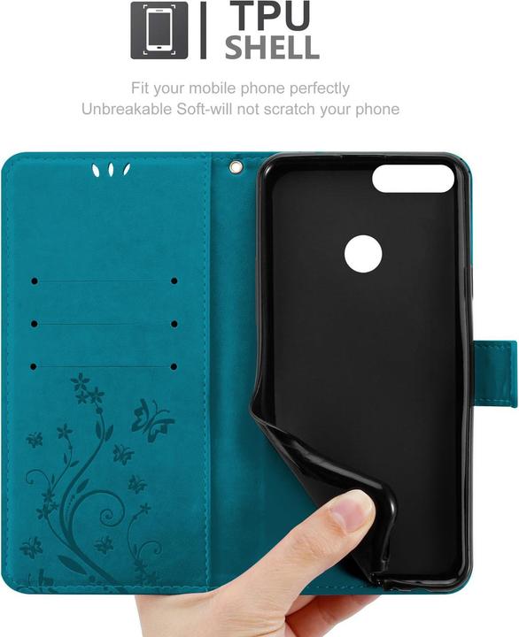 Produktbild Cadorabo Flower Book Cover (Honor 9 Lite)