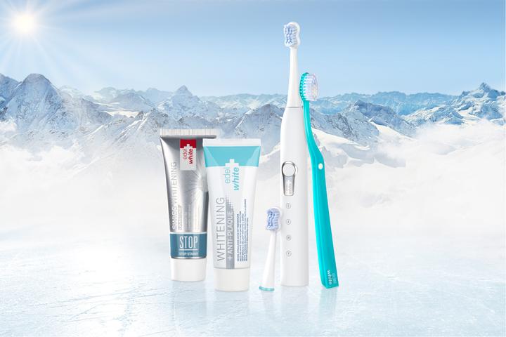 Produktbild Edel + White Whitening Brush Heads Sonic Ersatzbürstenköpfe (2 x)