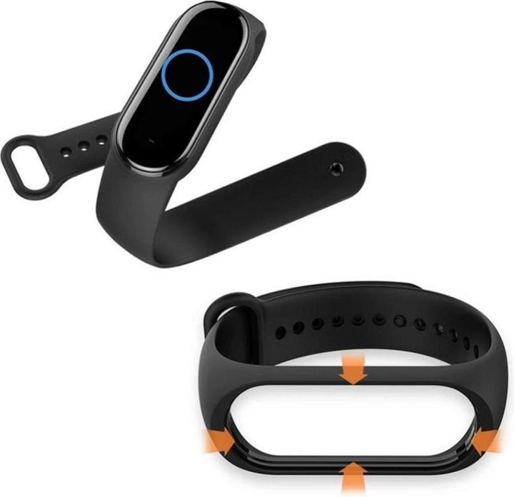 Produktbild OEM Strap Silicone strap for XIAOMI Mi Band 5 / 6 / 7 sand (11) (Silikon)