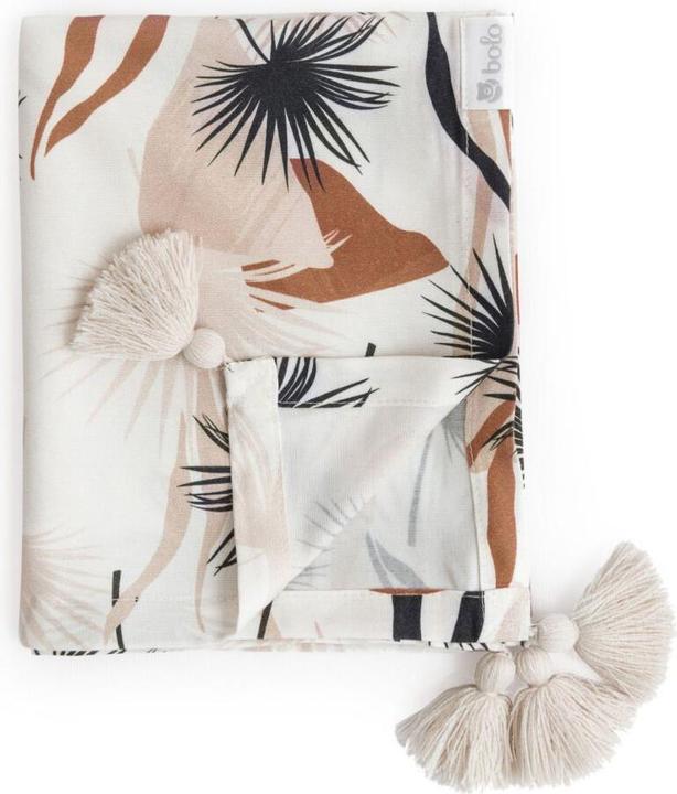 Actual product image Bolo Pucktuch Swaddle aus Bambus 80x100 Boho (80 cm, 100 cm)