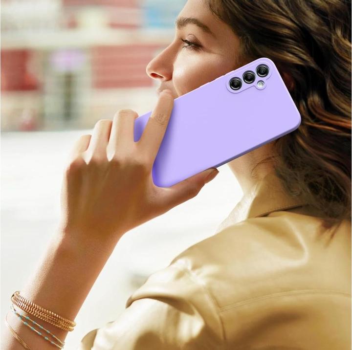 Actual product image Screenguard Samsung Galaxy A34 5G Liquid Silicone Case Cover (Samsung Galaxy A34 5G)