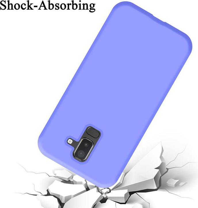 Actual product image Cadorabo TPU Liquid Silicone Case Cover (Samsung Galaxy J8 (2018))