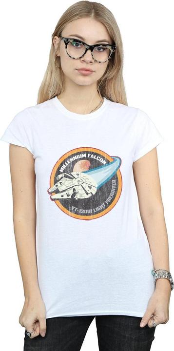 Produktbild Star Wars Millennium Falcon Badge TShirt (S)