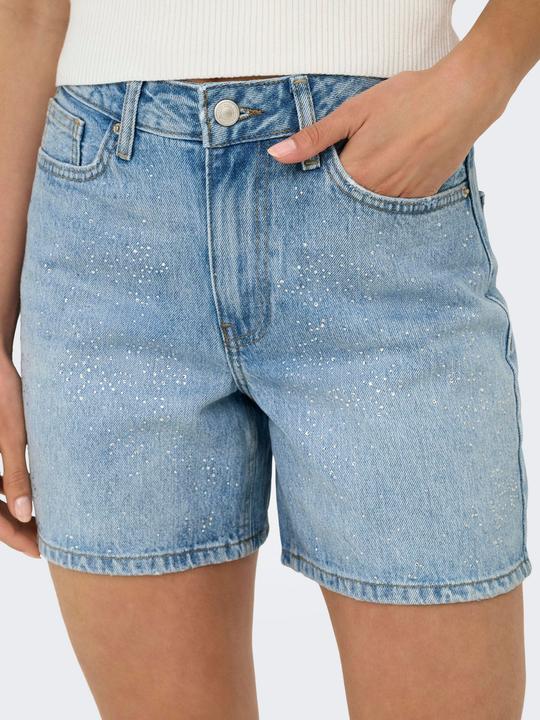Image du produit Only ONLJOSE Hohe Taille Normal geschnitten Jeans-Shorts Jeans-Shorts (XS)
