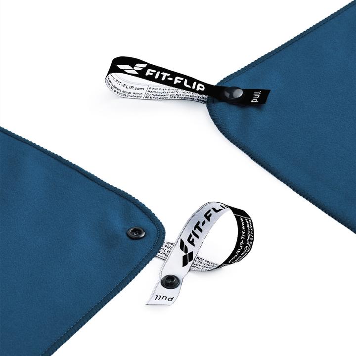 Image du produit Fit-Flip Mikrofaser Handtuch schnelltrocknend mit Tasche 60x120cm (60 x 120 cm)