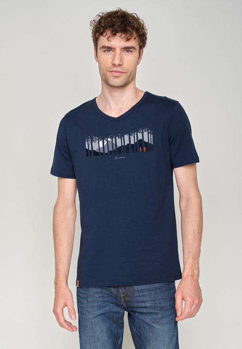 Produktbild Greenbomb Nature Forest Couple Peak T-Shirt (XL)