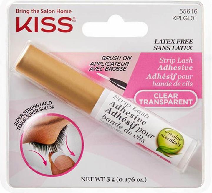 Produktbild KISS 24 HR Strip Eyelash adhesive clear (Wimpernkleber)