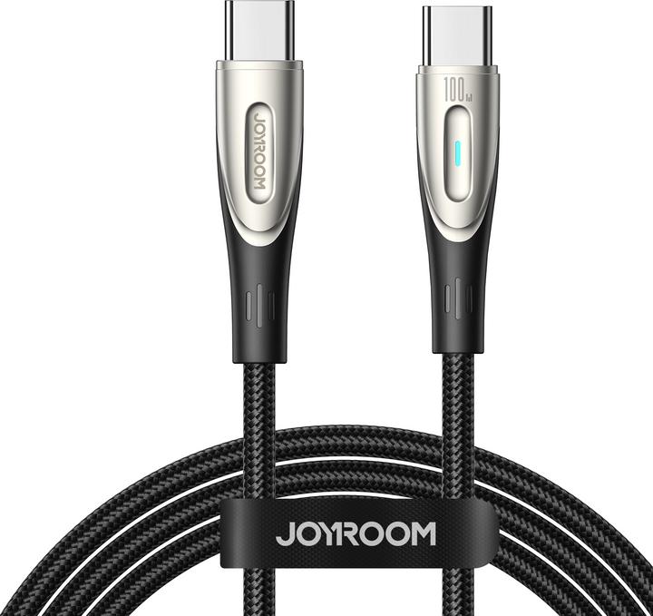 Actual product image Joyroom Star-Light Series SA27-CC5 USB-C / USB-C cable 100W 1.2m - black (1.20 m, USB 2.0)
