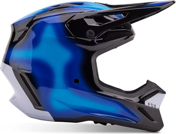 Produktbild Fox Helmet 24 V3 Volatile Blk/Blu (55 - 56 cm, S)