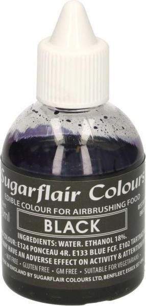 Image du produit Sugarflair Peinture aérographe - Noir (60 ml)