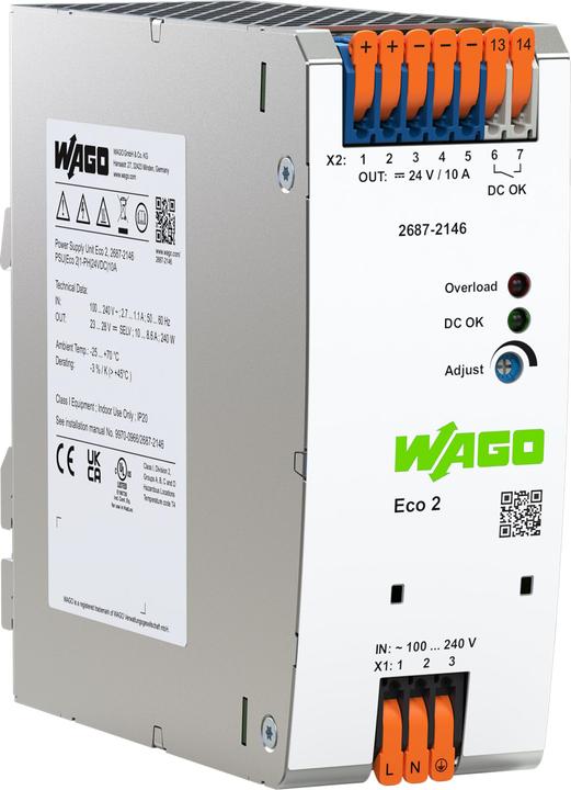 Image du produit Wago Alimentation électrique