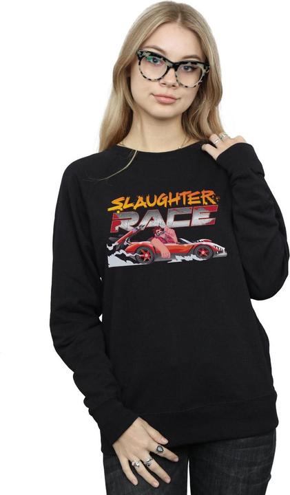 Actual product image Disney Womens/Ladies Wreck It Ralph Slaughter Race Sweatshirt (L)