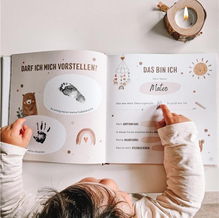 Produktbild Eulentaler Babytagebuch Nursery (A4, Liniert, Harter Einband)