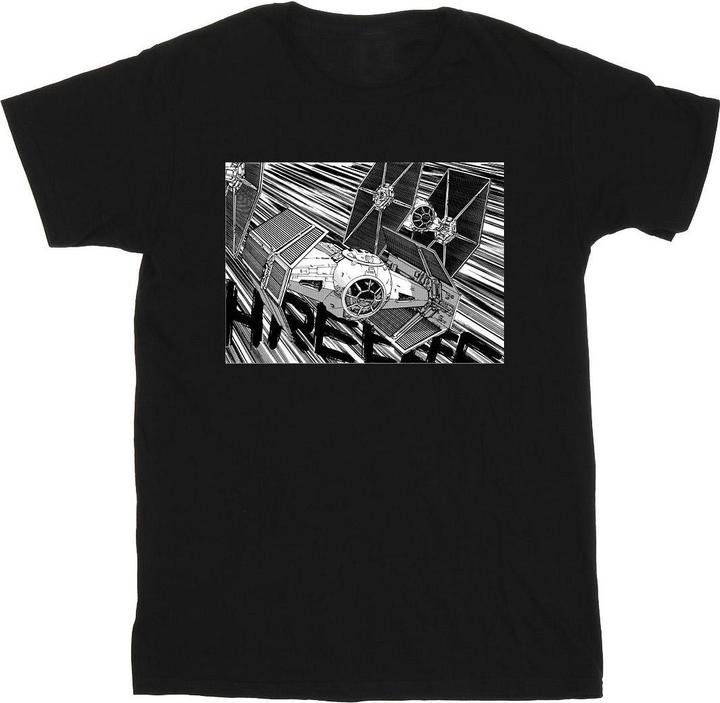 Actual product image Star Wars Mens Anime Plane T-Shirt (XXL)