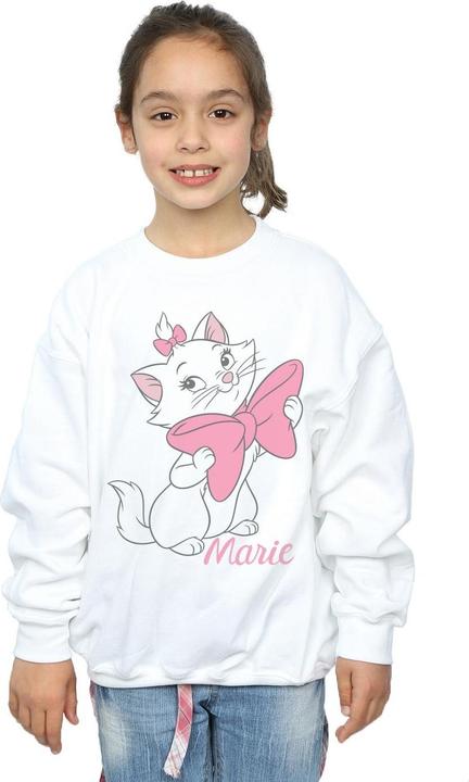 Actual product image Disney Girls Aristocats Marie Bow Sweatshirt (140, 146)
