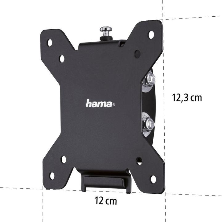 Actual product image Hama TV wall bracket, inclinable, 66 cm (26") up to 30 kg (Wall, 26", 30 kg)