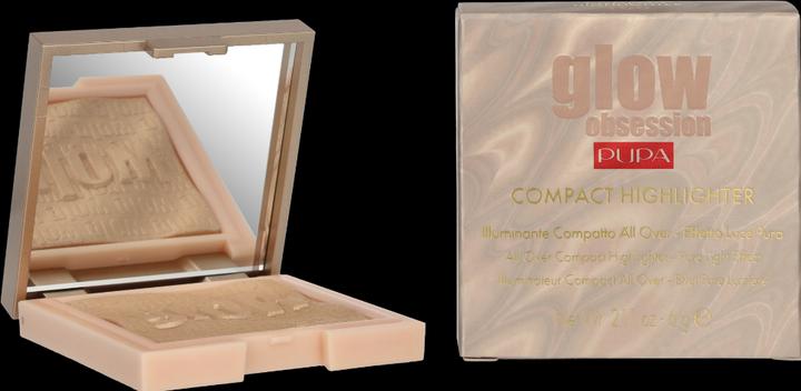 Image du produit Pupa Milano Pupa Glow Obsession Compact Highlighter 100 Light Gold 6g (#100 Lumière, Highlighter, 6 g)
