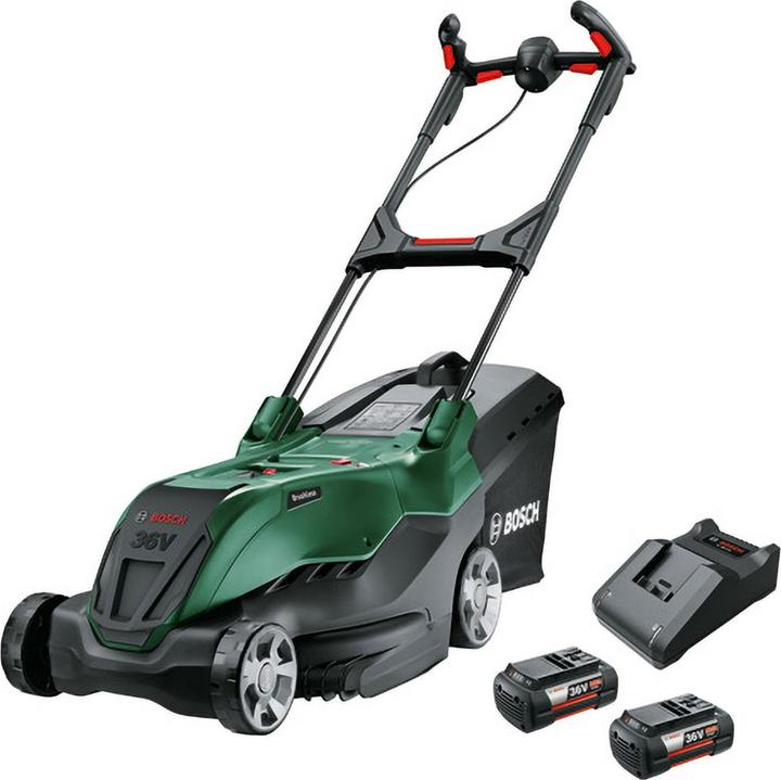 Actual product image Bosch Home & Garden Akku-Rasenmäher AdvancedRotak 36V-40-650, 2 x Akku 36V 4,0Ah (Rechargeable battery operated)