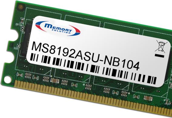 Actual product image Memorysolution DDR4 (Asus VivoBook X556UR, 1 x 8GB)