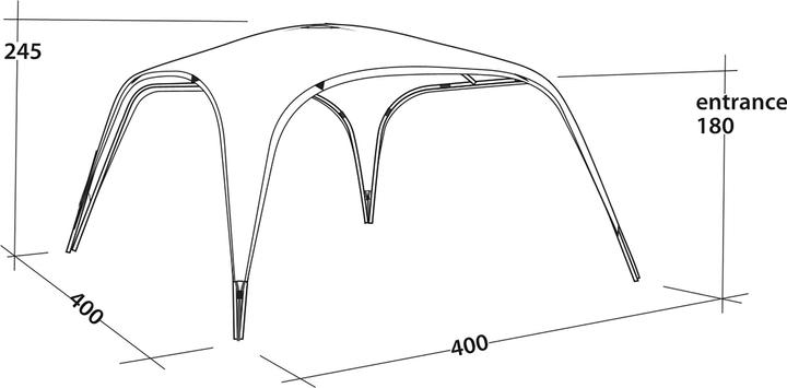Immagine prodotto Outwell Sala eventi XL (400 cm, 400 cm)