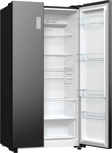Image du produit Hisense RS711N4AFE - Americaanse Koelkast - Zwart (550 l)