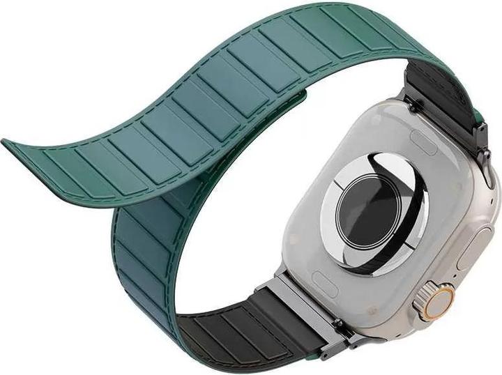 Actual product image Levelo Magnetic Roating Band Vogue for Apple Watch 45/44/42MM (44 mm, 45 mm, 42 mm, Silicone)