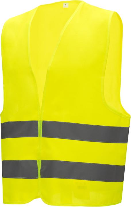 Produktbild Nitras Warnschutz-Weste, neongelb (Farbcode: 4000), 120 g/qm, atmungsaktiv, mit Klettverschluss für (4XL)