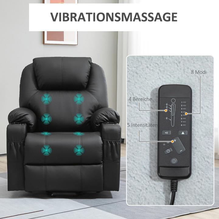 Produktbild Homcom Massagesessel mit Liegefunktion
