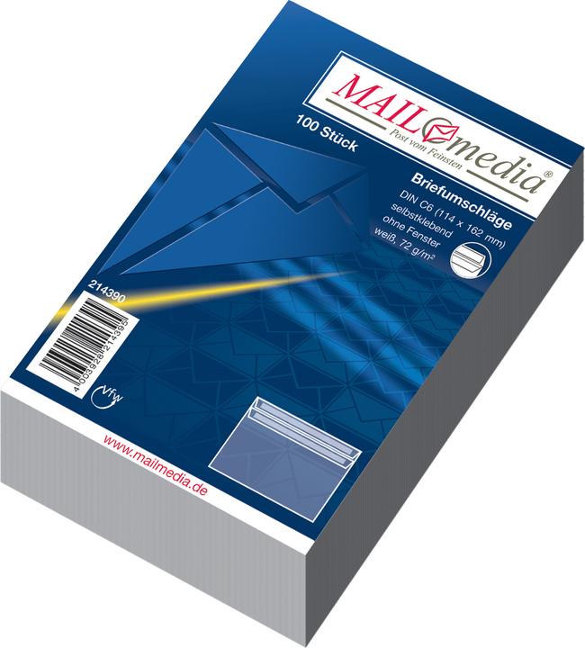 Image du produit Elepa Enveloppe sans fenêtre (C6, 100 x)