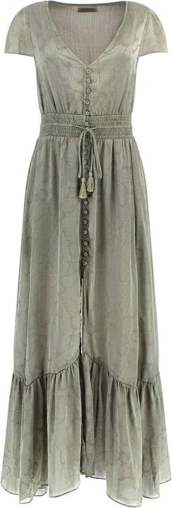 Guess maxikleid mit v-ausschnitt, damen destiny (XS)