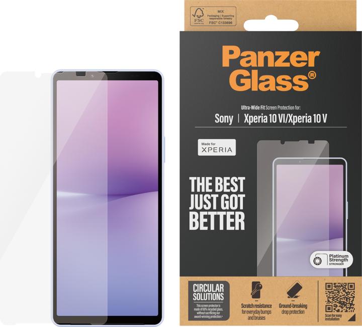 Produktbild PanzerGlass Screen Protector Sony Xperia 10 VI / UWF (1 Stück, Sony Xperia 10 VI)