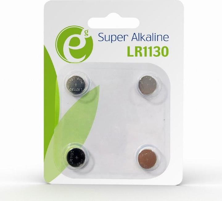 Actual product image Gembird EG-BA-LR1130-01 (4 pcs., AG10, 45 mAh)