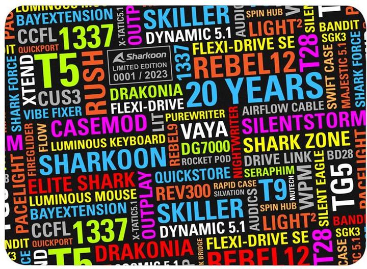 Image du produit Sharkoon Tapis de souris 20 ans