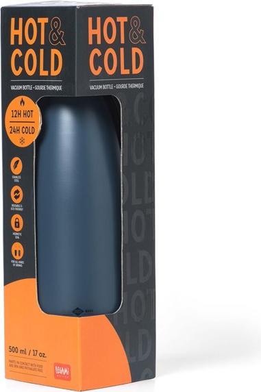 Produktbild Legami Thermoflasche 500 Ml - Hot&Cold "Black" (0.50 l)