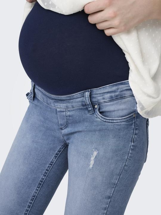 Actual product image Only Maternity OLMBlush Ankle Raw Skinny Fit Jeans Skinny Jeans (30)