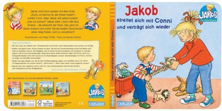 Produktbild Jakob streitet sich mit Conni und verträgt sich wieder (Sandra Grimm, Peter Friedl, Deutsch)