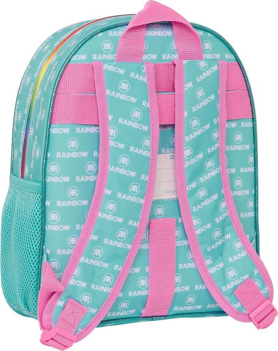Actual product image Rainbow High Paradise school rucksack turquoise 28 x 34 x 10 cm