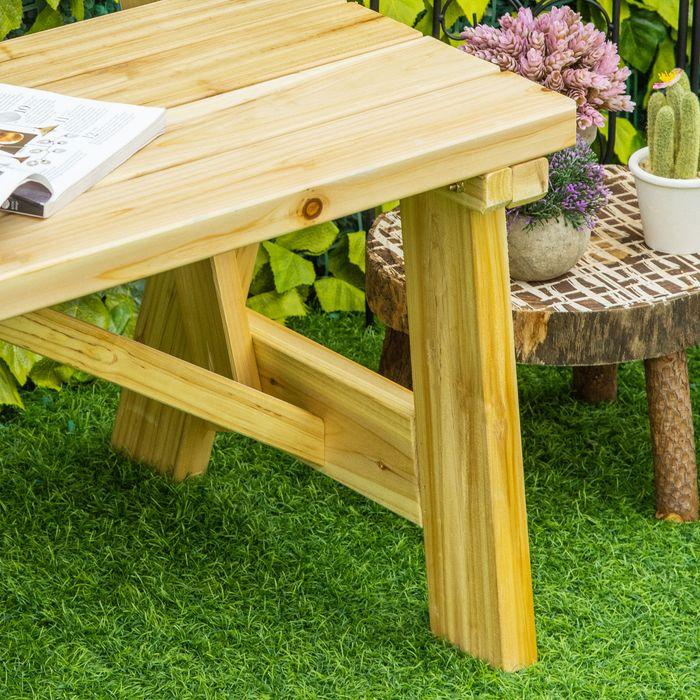 Produktbild Swisshandel24 Gartenbank 2-Sitzer Parkbank aus Holz Sitzbank bis 220 kg Bank Terrassenbank mit Rückenlehnen Garten