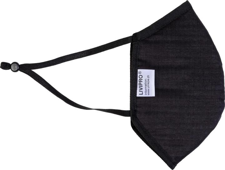 Unrepa Community Stoffmaske LIVIPRO Evolution Gr. S, Schwarz (Schutzklasse II, 1 x)
