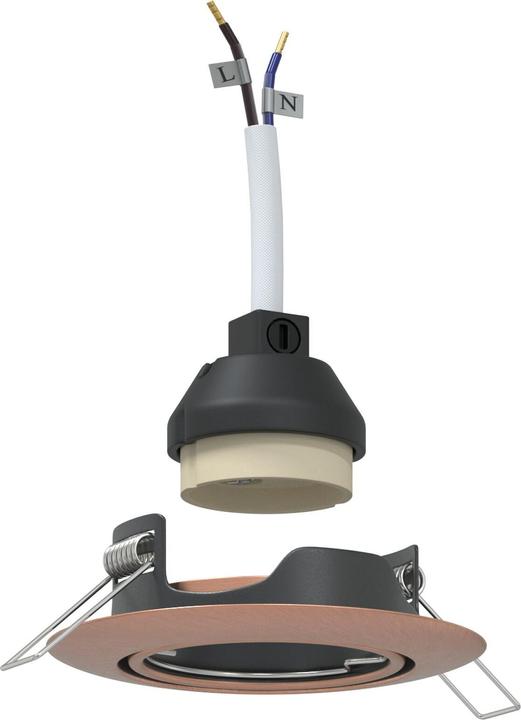 Produktbild VidaXL Lampen Set aus 6 Kupfer 9 cm Flush Mount Deckenleuchten Rund