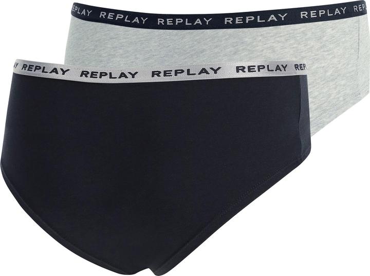 Immagine prodotto Replay Pantaloni da donna con logo in vita in confezione da 2 pezzi (L, Confezione da 2)